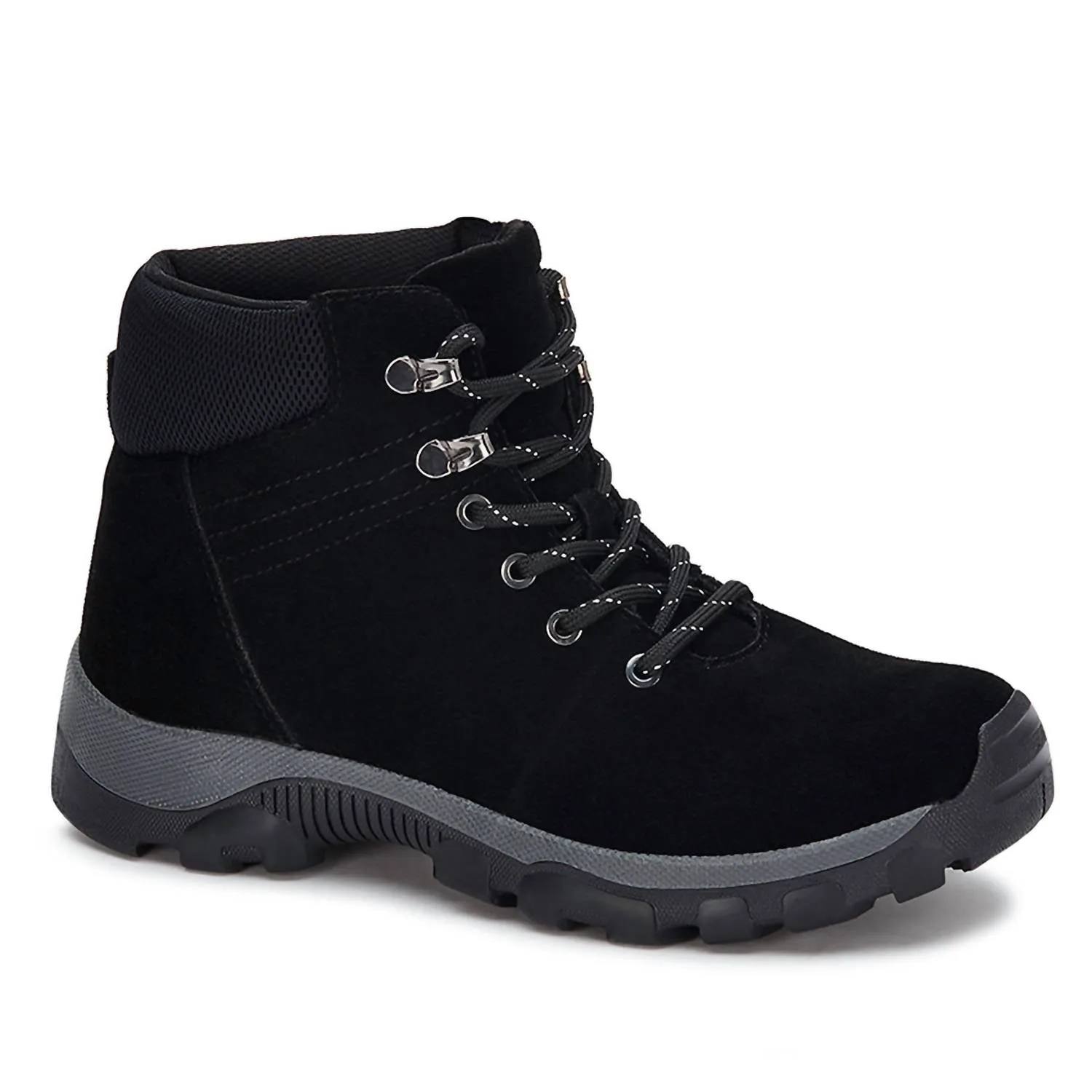 Women's Outdoors Hiking Boots In Black Rainy Day