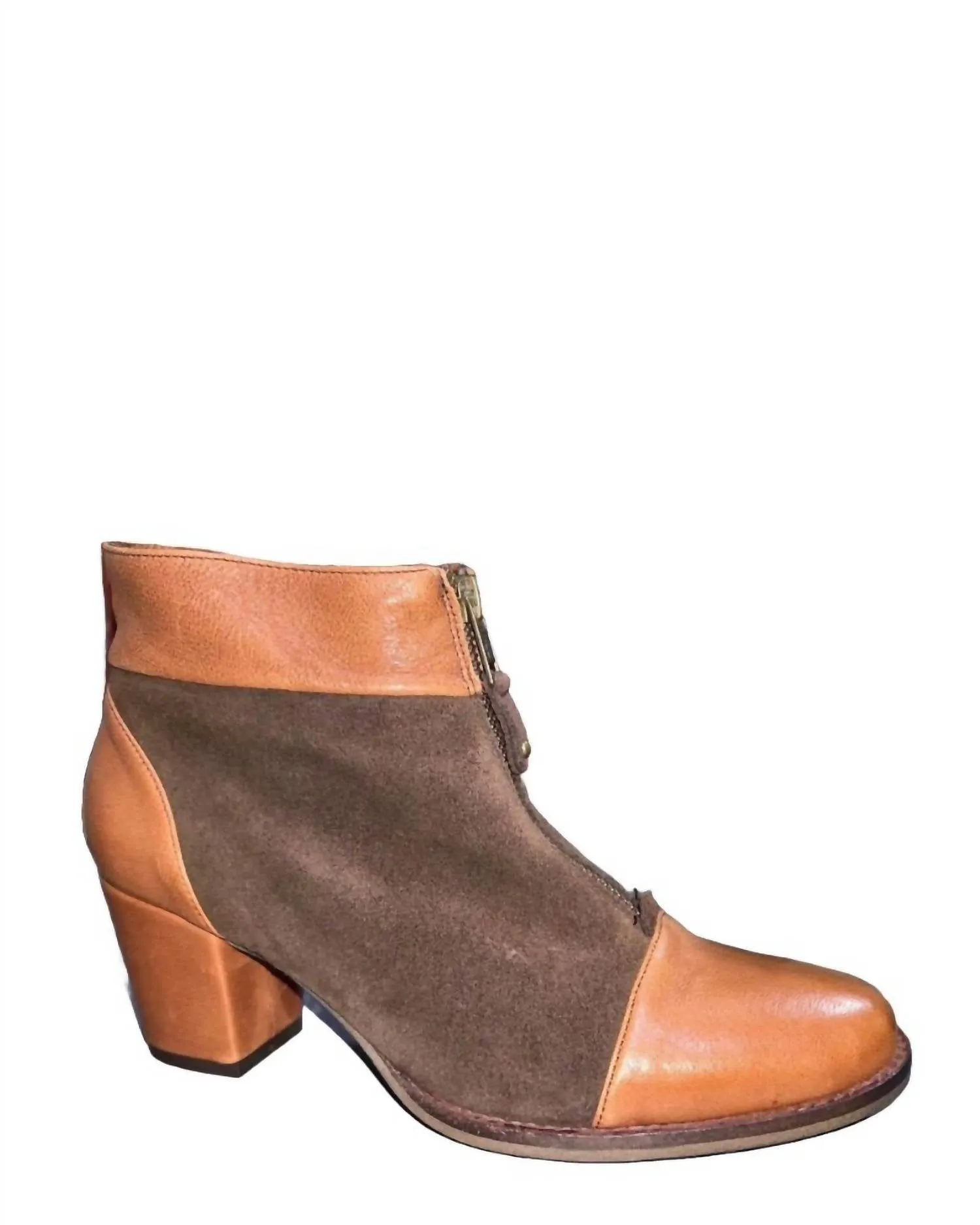 Heavy Duty Support Women's Palma Ankle Boots In Brown Combo