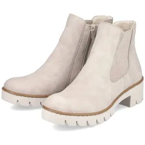 Women's Prisca Boot In Champignon/ginger Zip Up Style