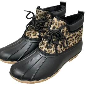 Women's Quack Boot In Black Quick Drying Snowy Path nylon