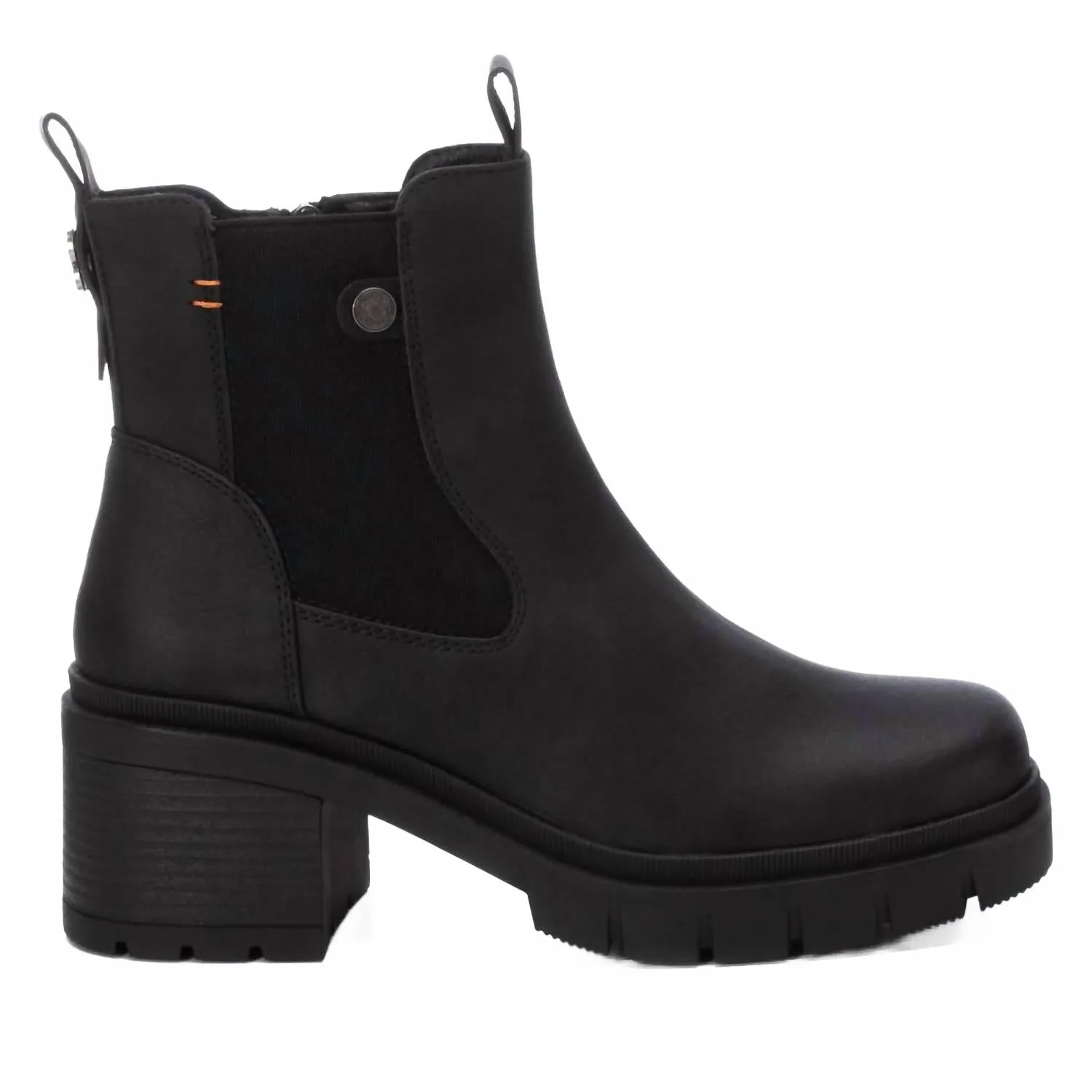 Women's Refresh Booties In Black RubberOutsole Enhanced grip