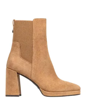 Women's Rosemary Ankle Boot In Brown Suede removable insoles Torsional Rigidity Frame