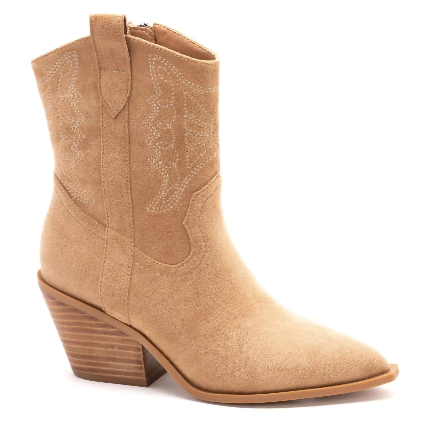 Women's Rowdy Boots In Camel Suede Functional Form