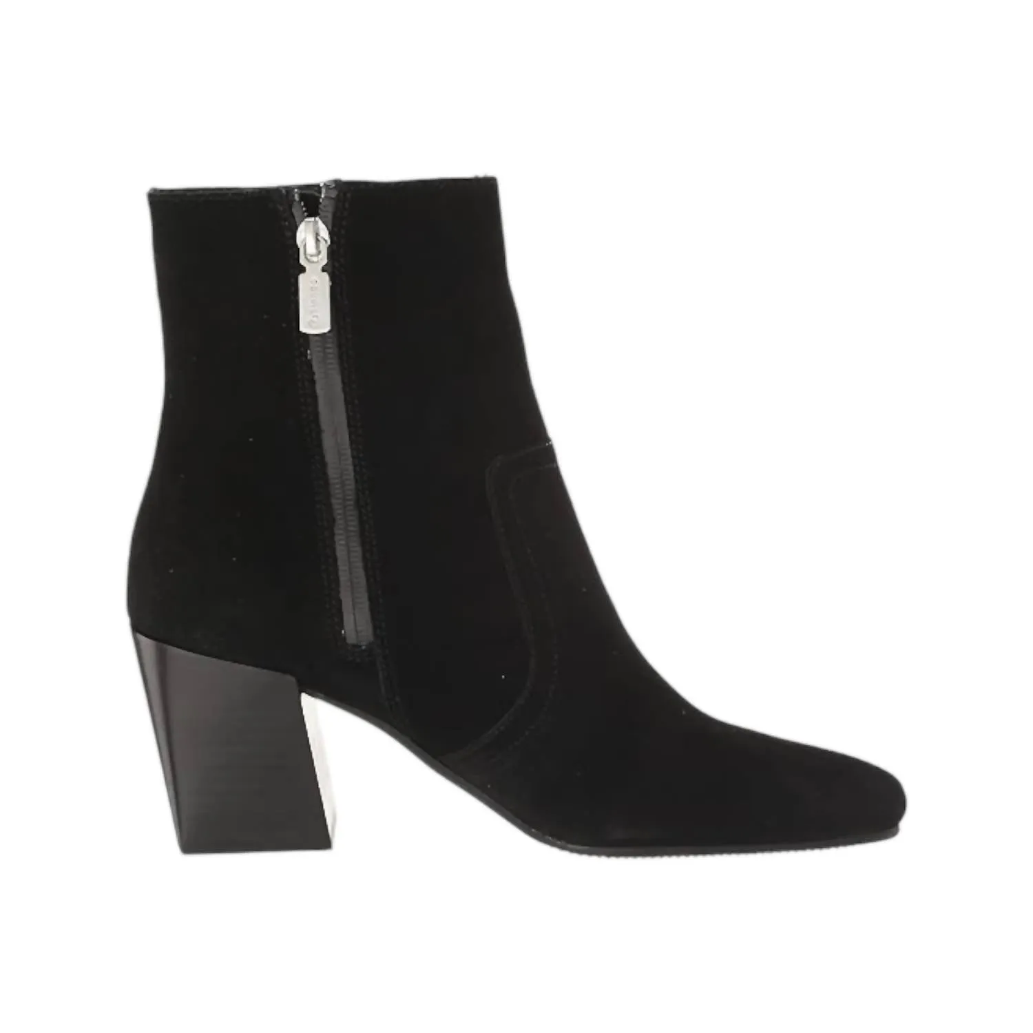 Women's Sadie Suede Ankle Boots In Black Suede Versatile Footwear