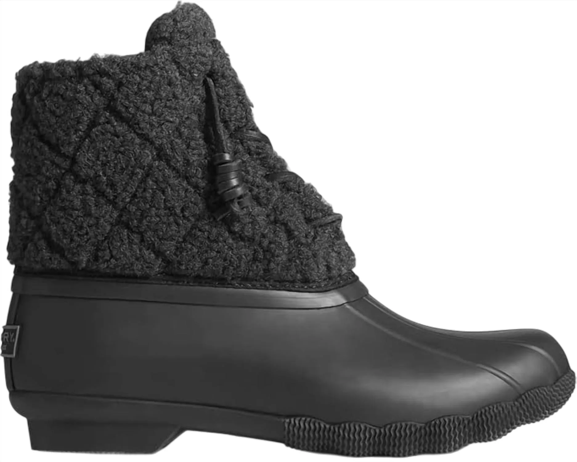 Anti-Slip Function Women's Saltwater Sherpa Bootie In Black