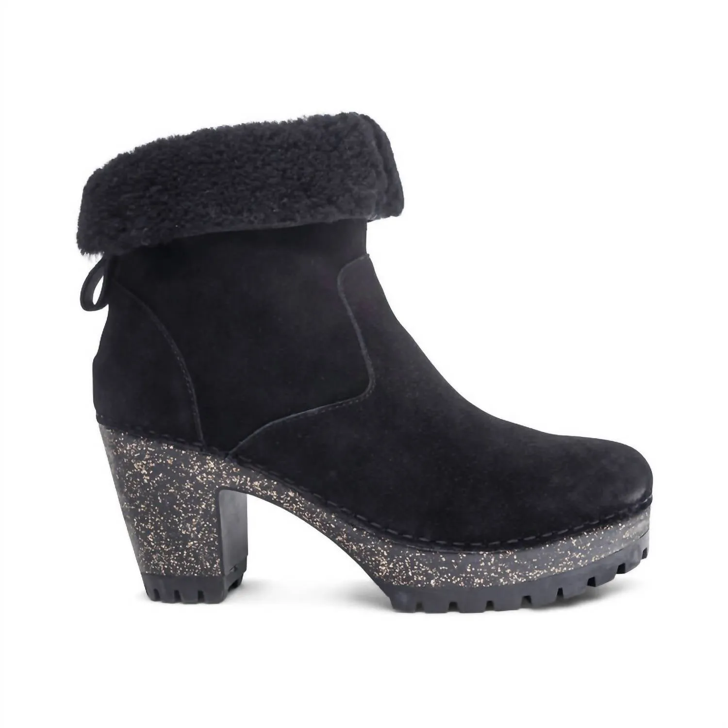 Women's Scarlett Ankle Boot In Black Suede Premium Quality