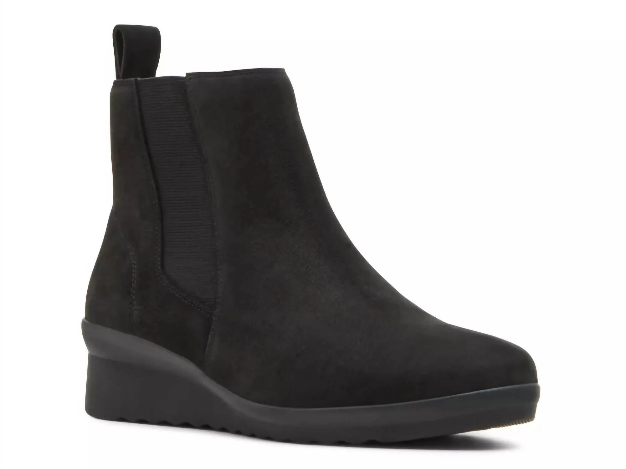 Women's Shaya Ankle Boot In Black Nubuck Heavy Duty Performance