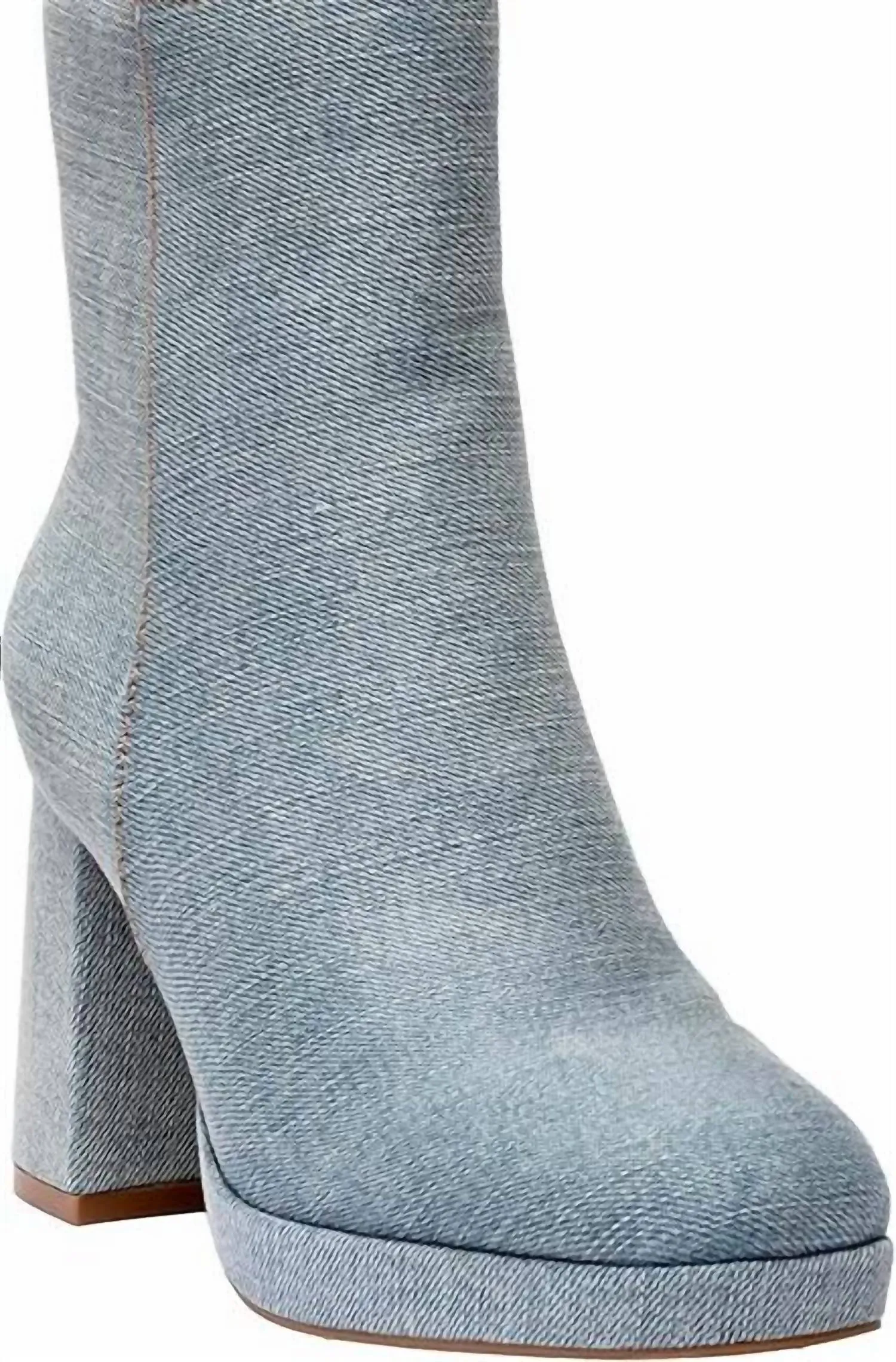 pack light Women's Slug Bug Platform Boots In Denim