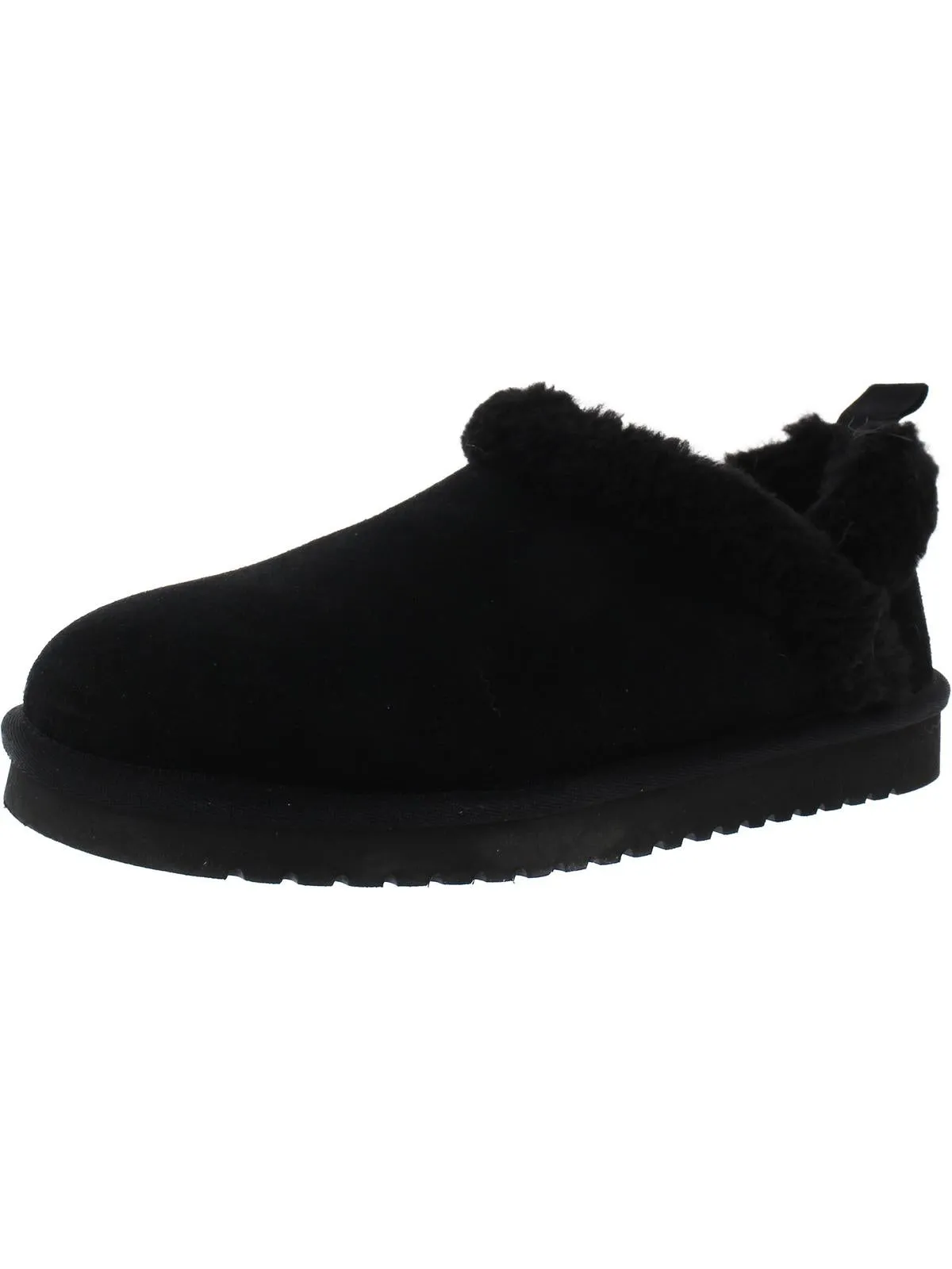 Womens Suede Cozy Booties Minimalist