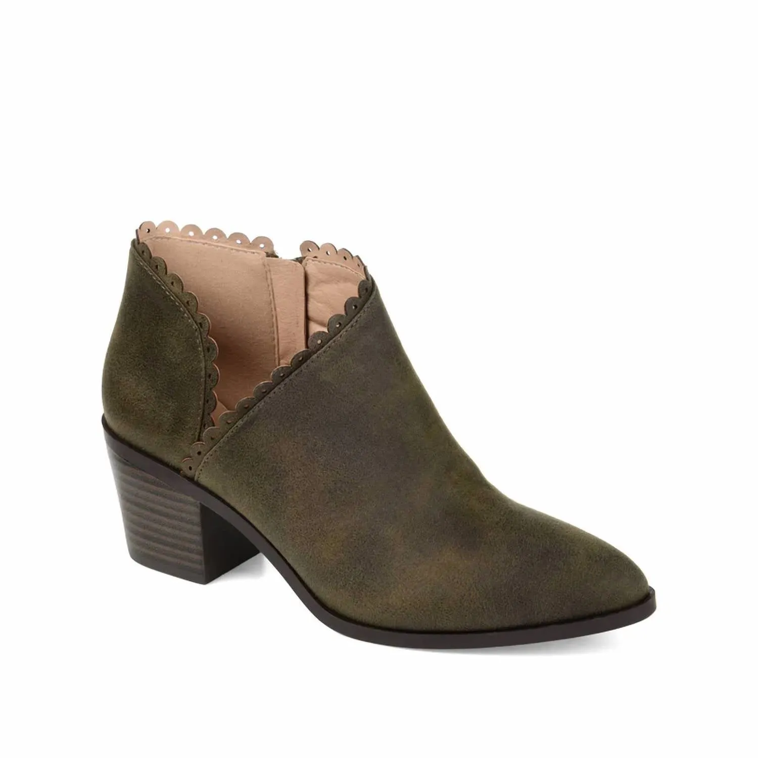 Cozy And Stylish Supportive Build Women's Tessa Bootie - Medium In Olive