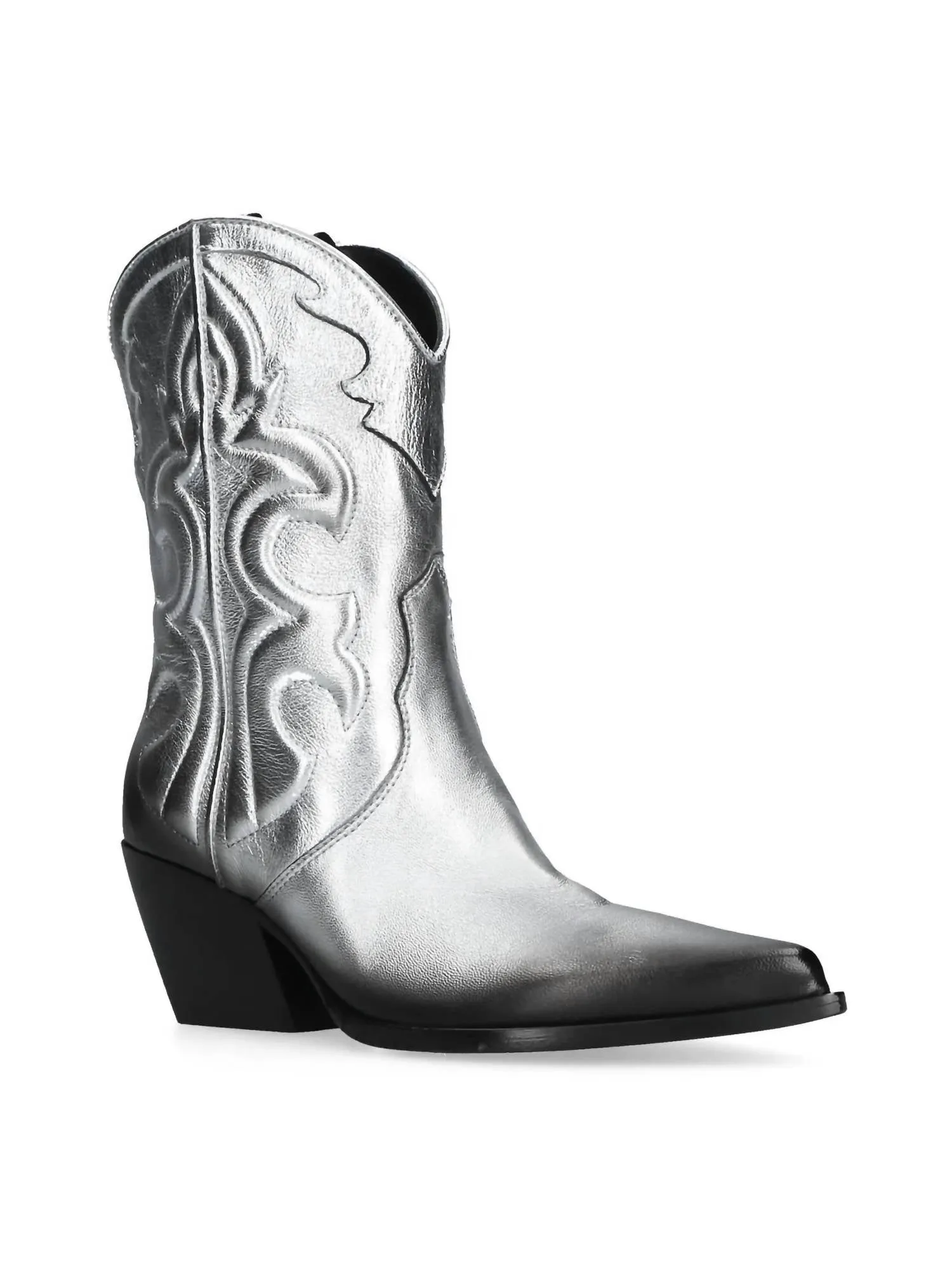 Reinforced Form Morning Walk High Traction Rough Terrain Women's Texan Ankle Boot In Gin Silver