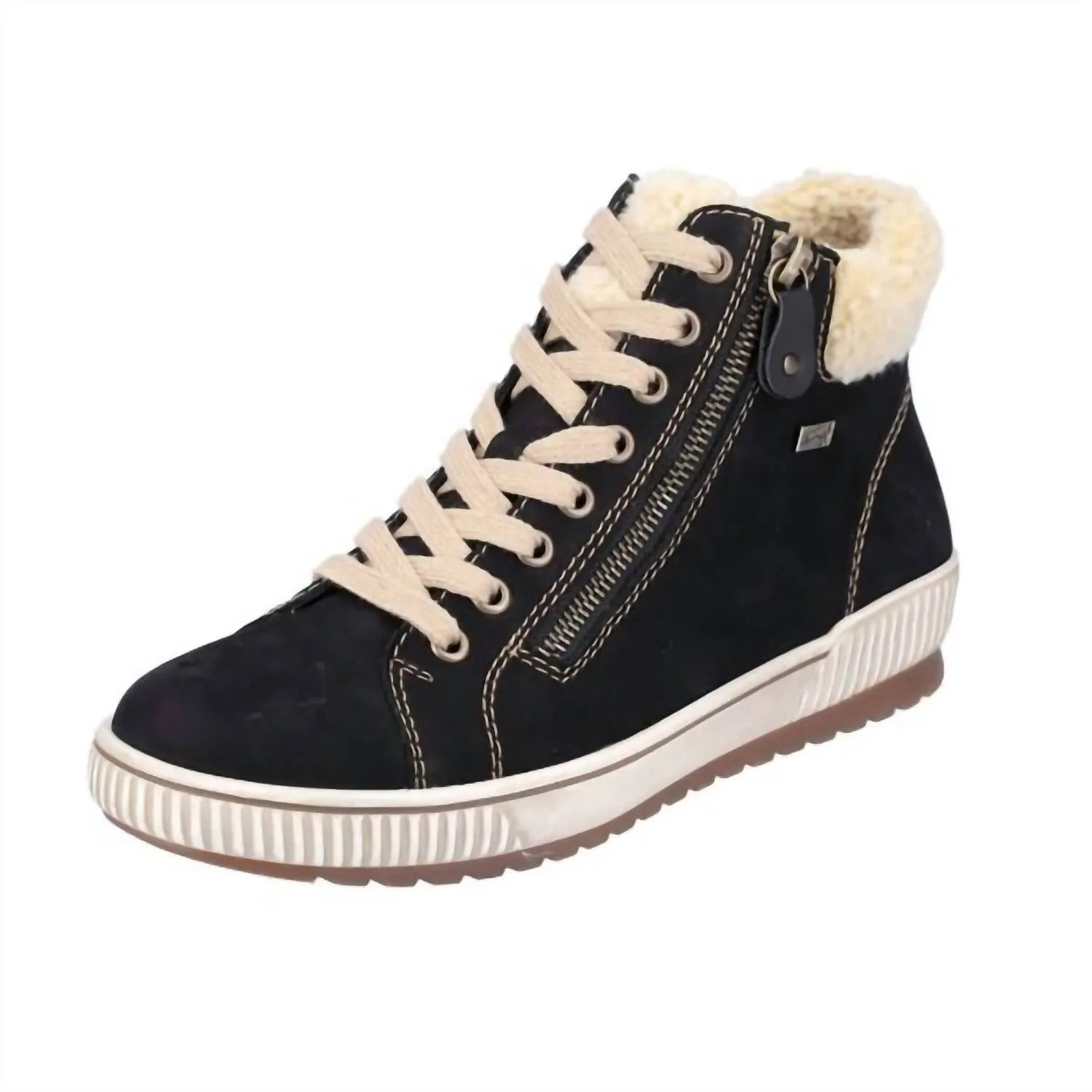 Hydrophobic coating Women's Water Resistant Ankle Boot In Black