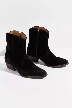 Energy Return Technology Women's Western Boots In Black Suede