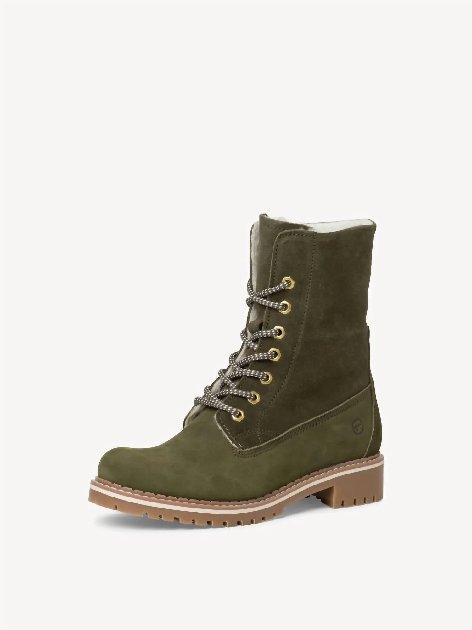 Seamless Comfort Rough Trail Hiker Women's Worthman Ankle Boot In Olive