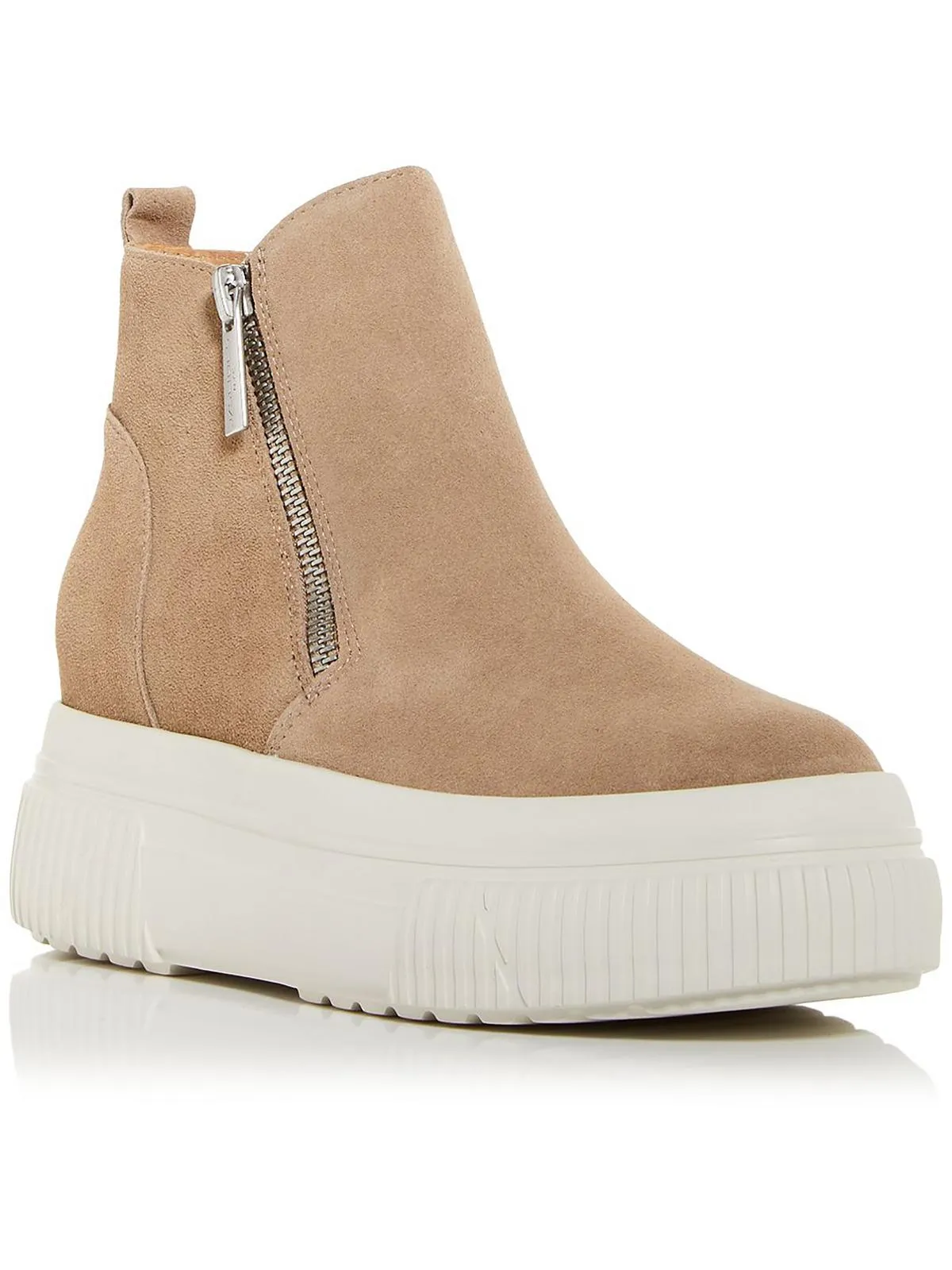 Dry Guard WYONA WP Womens Leather Double Zipper Ankle Boots