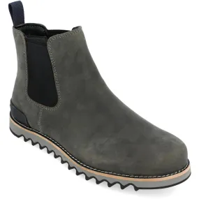 YELLOSTONE Mens Laceless Leather Chelsea Boots High Traction Weekend Wanderer