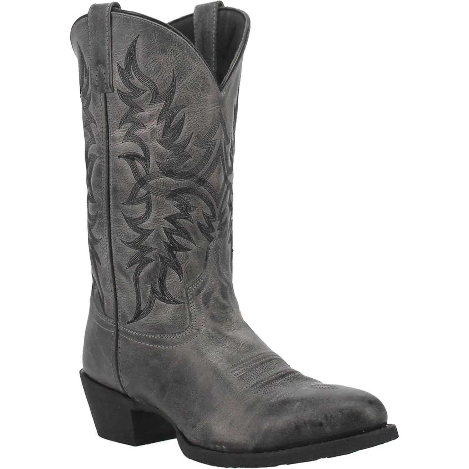 Men's Harding Western Value Cowboy Boot In Grey Grey Storm Rubber Compound Outsole