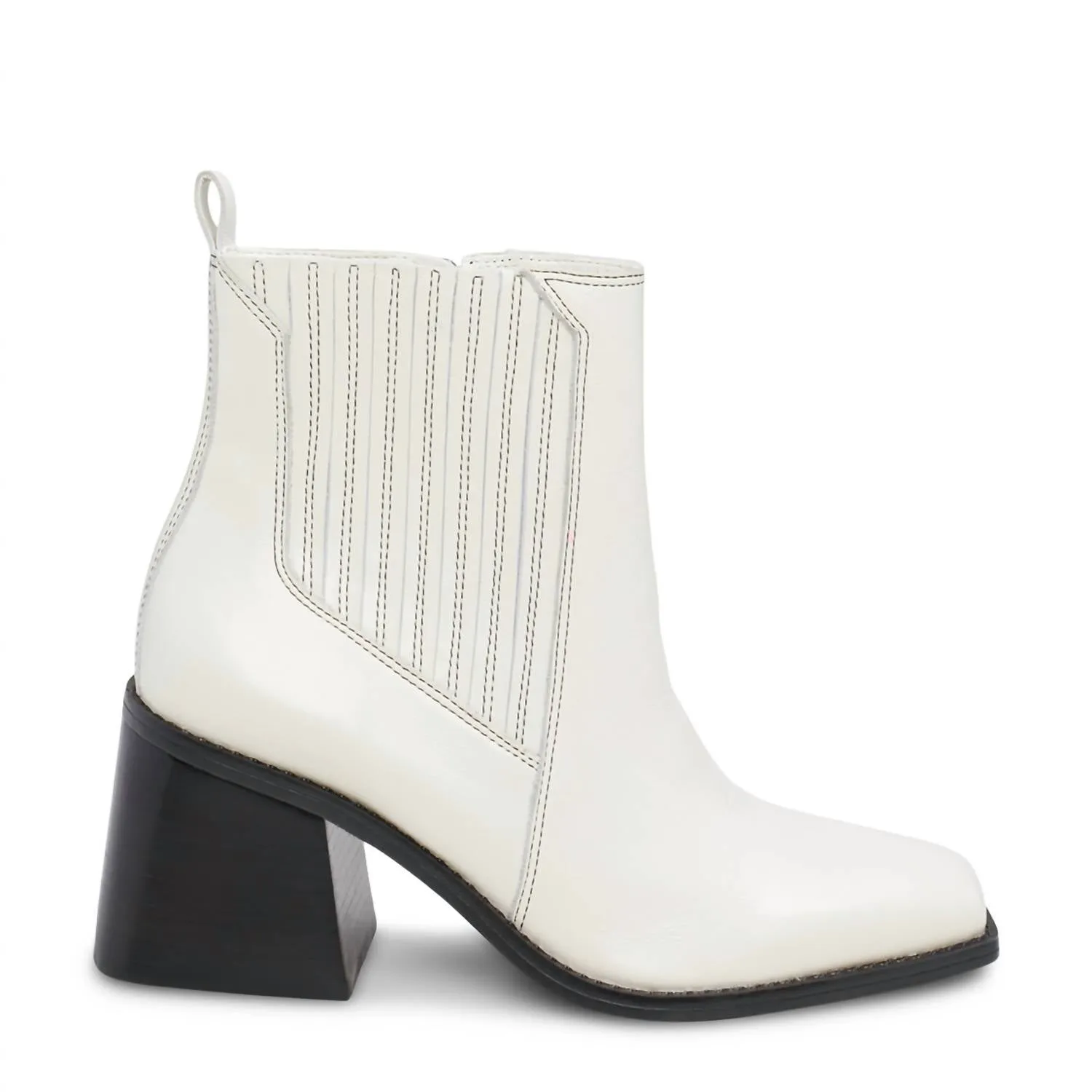 Cozy Feel Side zipper Sojetta Bootie In Creamy White